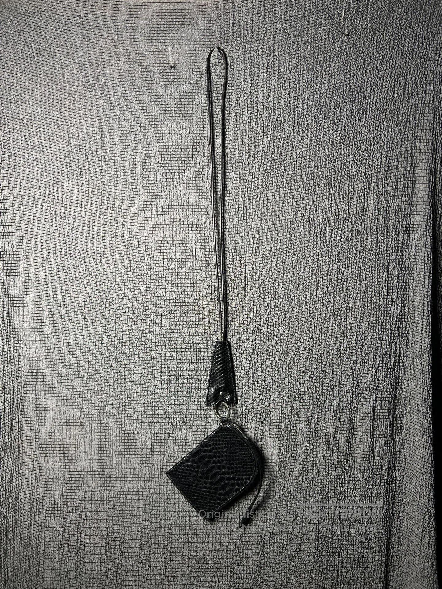 Rick Owens Rick Owens 13FW Snake Skin Neck Card Holder. Size ONE SIZE - 4 Thumbnail