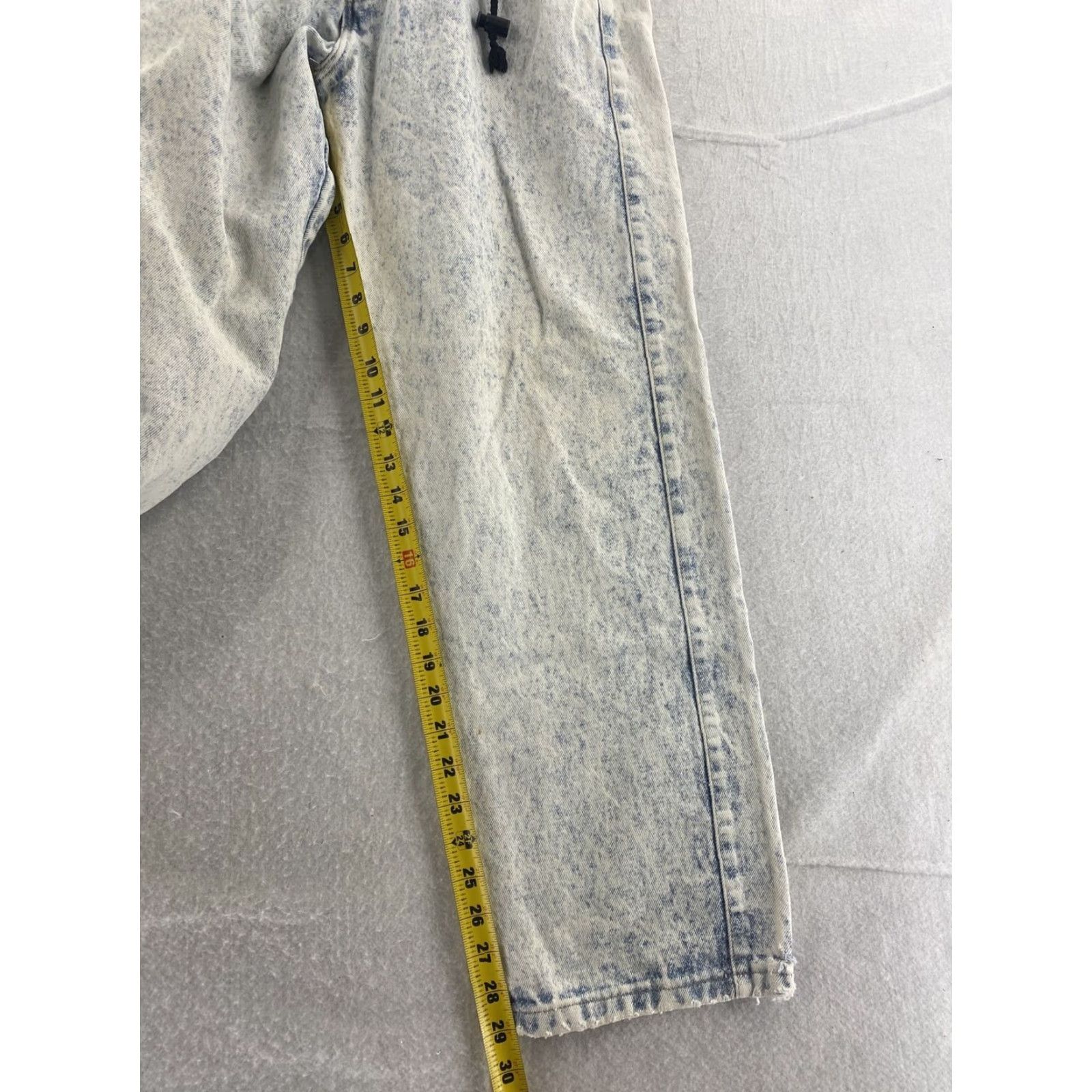 Vintage VINTAGE Skidz Jeans Mens Stonewashed Distressed 30x29 Blue Cotton Blend 80s Grunge Mens Size US 30 / EU 46 - 3 Thumbnail