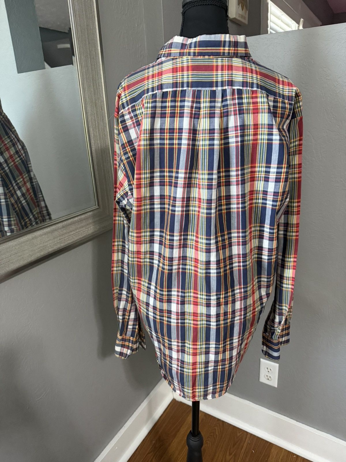 Chaps Ralph Lauren VTG Chaps Ralph Lauren Plaid Button Down Shirt Size Large Size US L / EU 52-54 / 3 - 3 Thumbnail