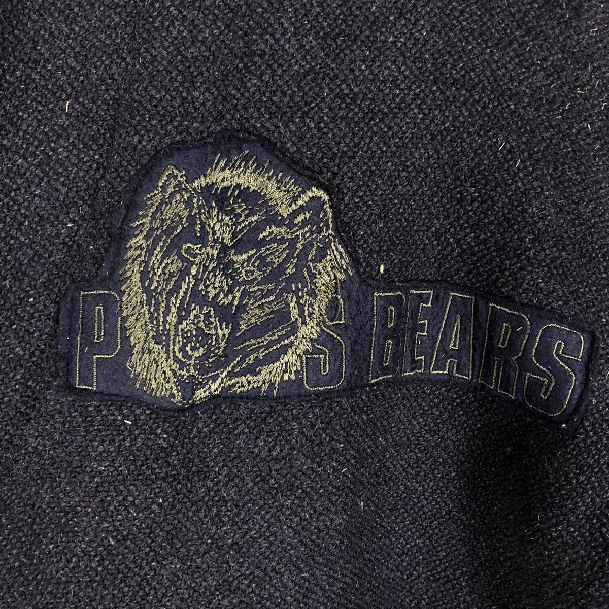 Japanese Brand 🔥VINTAGE LEATHER JACKET JUMPER STADIUM PAPAS BIG LOGO Size US M / EU 48-50 / 2 - 17 Thumbnail