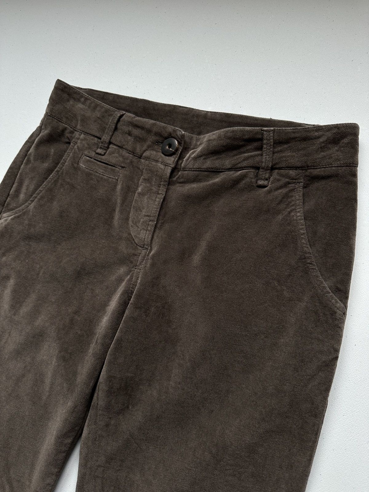 Brunello Cucinelli Brunello Cucinelli Velvet Pants Womens Size 26" / US 2 / IT 38 - 6 Thumbnail