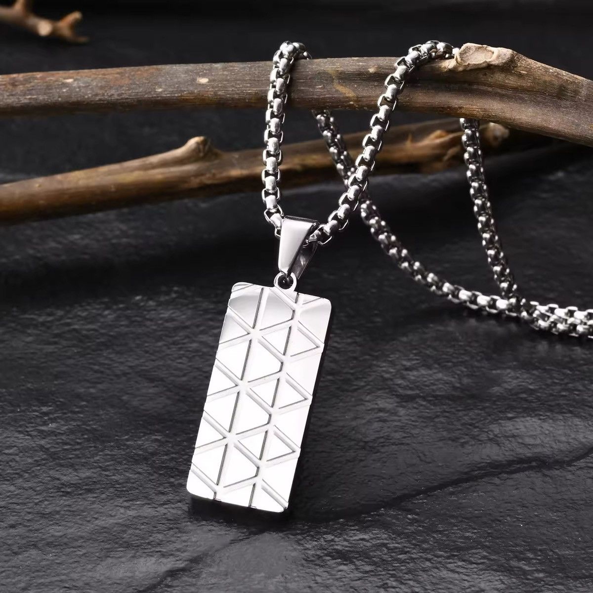 Jewelry × Vintage Surface Geometric Patterns Necklaces Size ONE SIZE - 4 Thumbnail