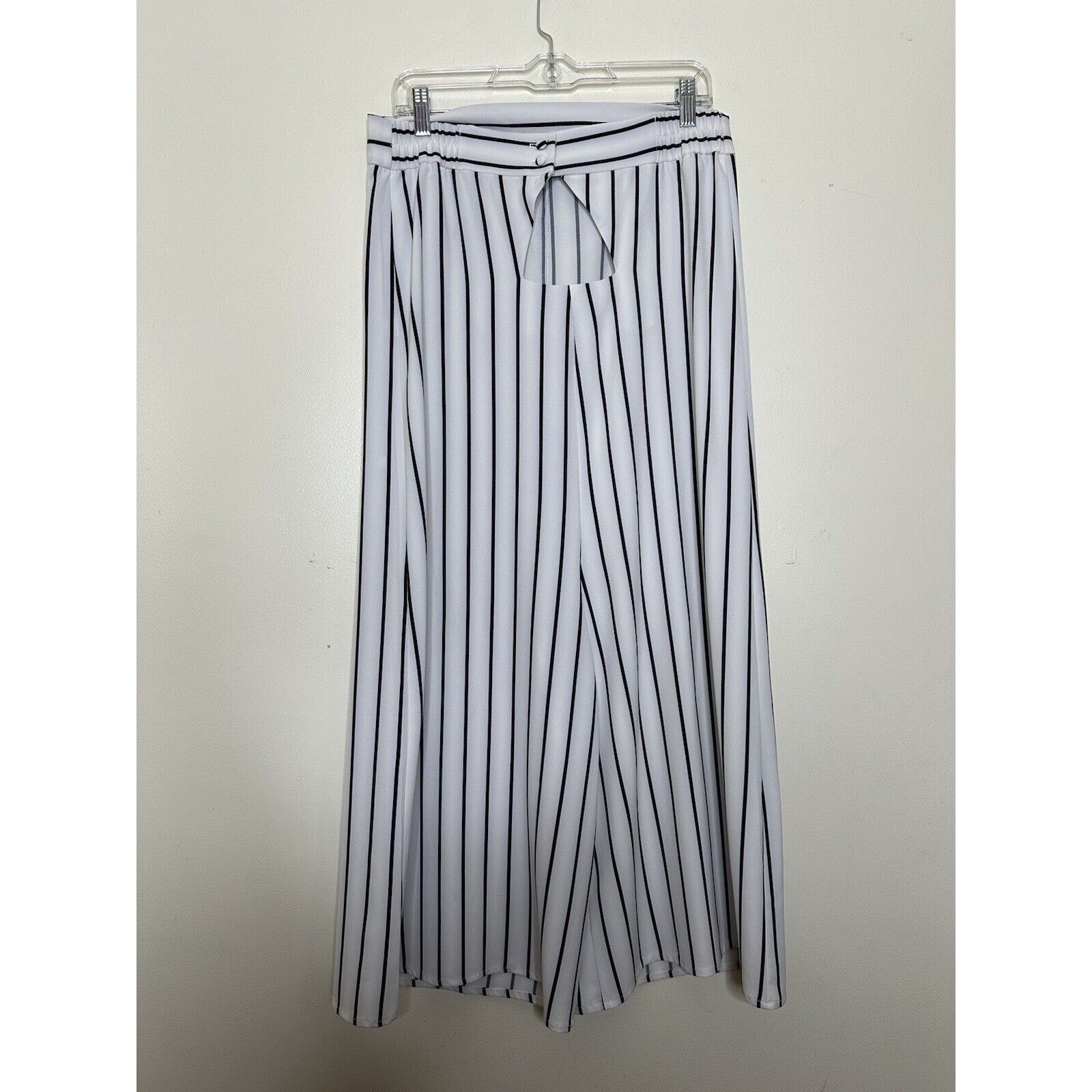 Asos ASOS Wide Leg Palazzo Drop Pants High Rise Cropped Size 6 Size 28" / US 6 / IT 42 - 3 Thumbnail