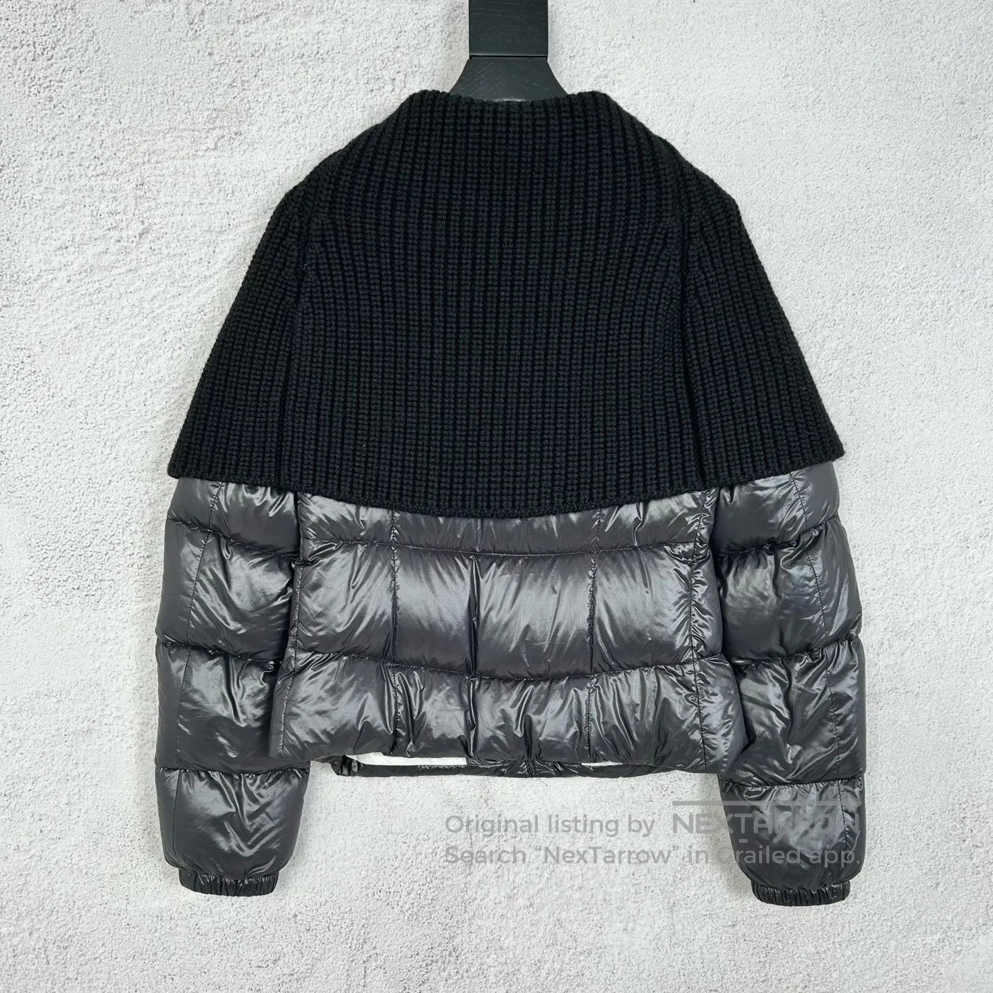 Prada Prada size38 Black glossy down jacket Size L / US 10 / IT 46 - 2 Thumbnail