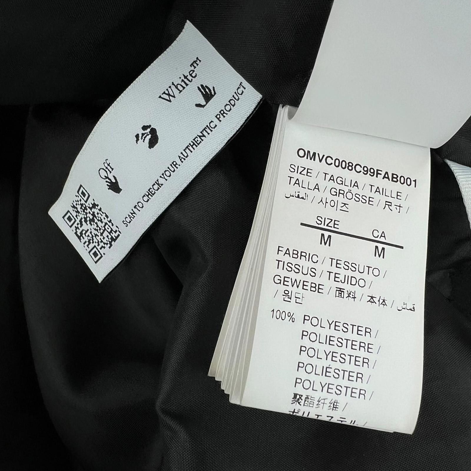 Off-White Off-White Black Windbreaker Jacket Size US M / EU 48-50 / 2 - 3 Thumbnail