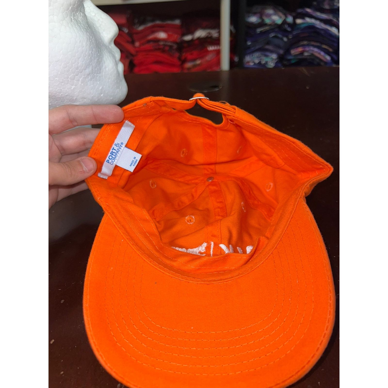 NCAA Syracuse University Hat Falk Cap Headwear College Orange Size ONE SIZE - 6 Thumbnail