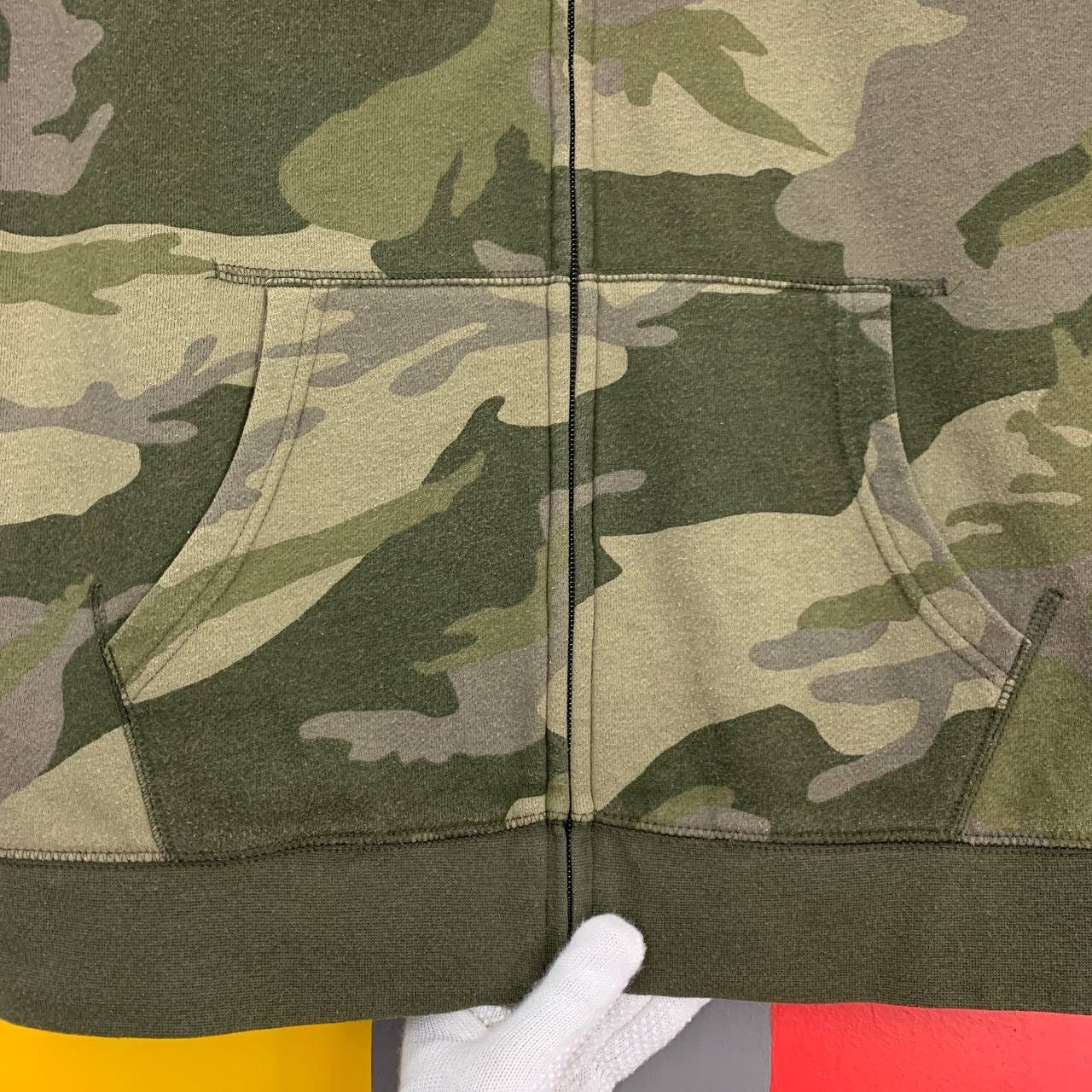 Old Navy OLD NAVY Camouflage Zipper Hoodie #2400-12 Size S / US 4 / IT 40 - 3 Thumbnail