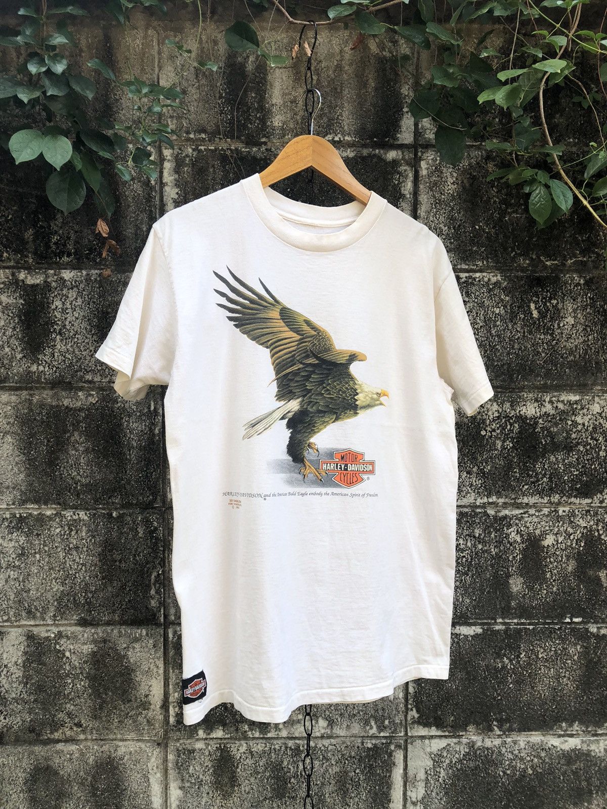 Harley Davidson × Vintage Vintage Harley Davidson 3D emblem shirt Size US L / EU 52-54 / 3 - 1 Thumbnail