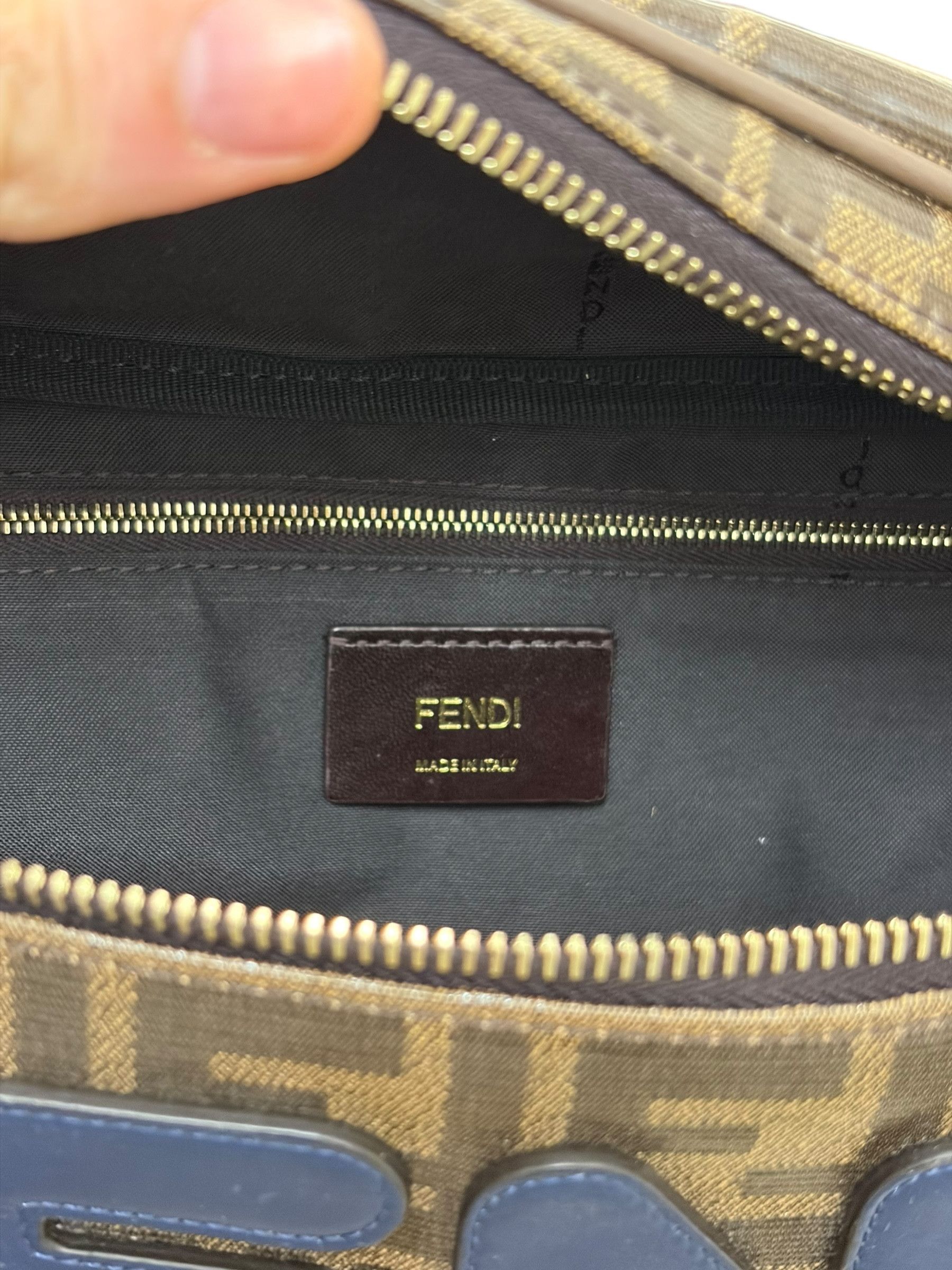 Fendi Fendi Fila Brown FF Monogram Logo Mens Bumbag Size ONE SIZE - 8 Thumbnail