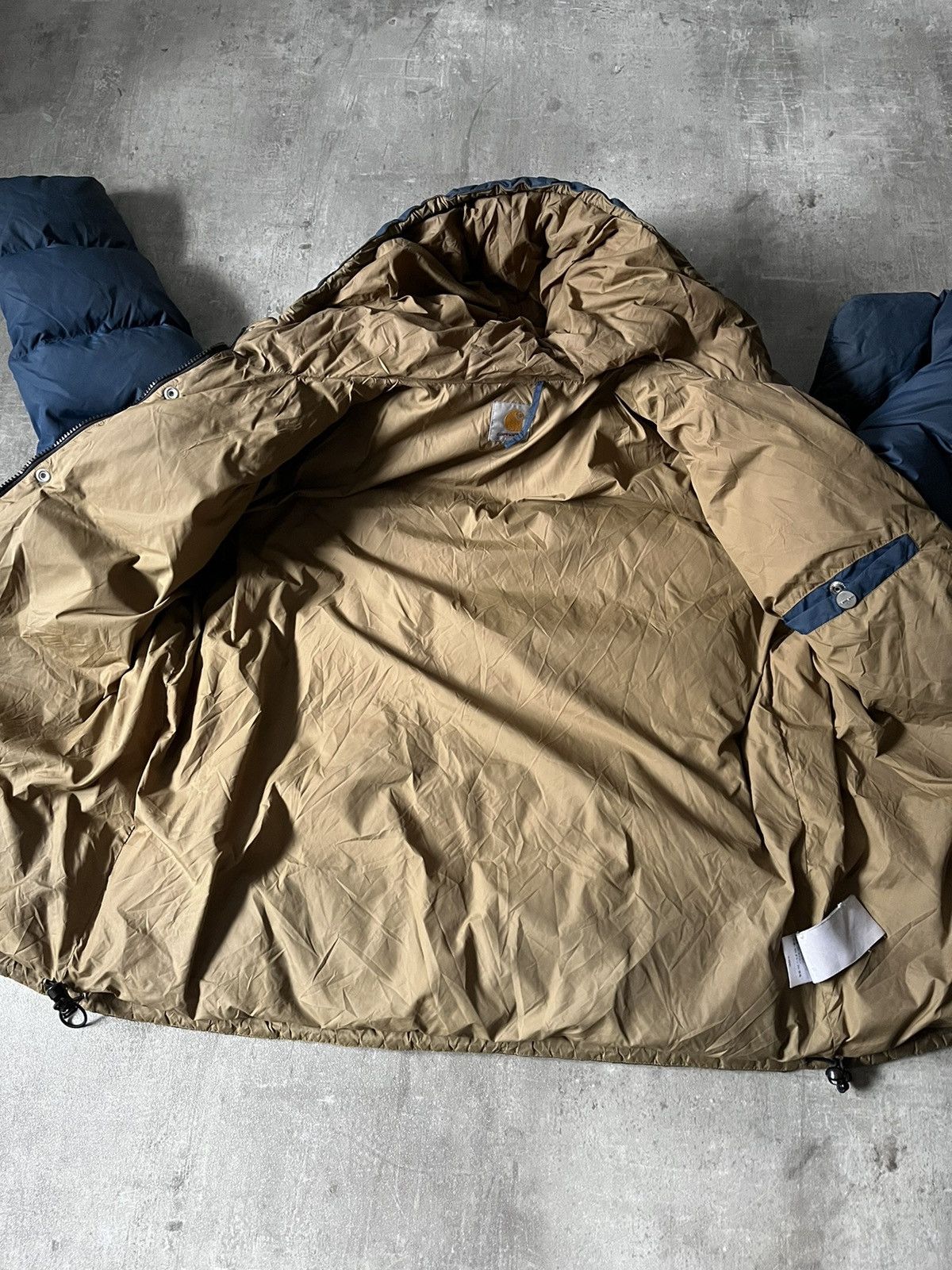 Carhartt Carhartt Raleigh Puffer vintage blue jacket feather rare Size US XL / EU 56 / 4 - 15 Thumbnail