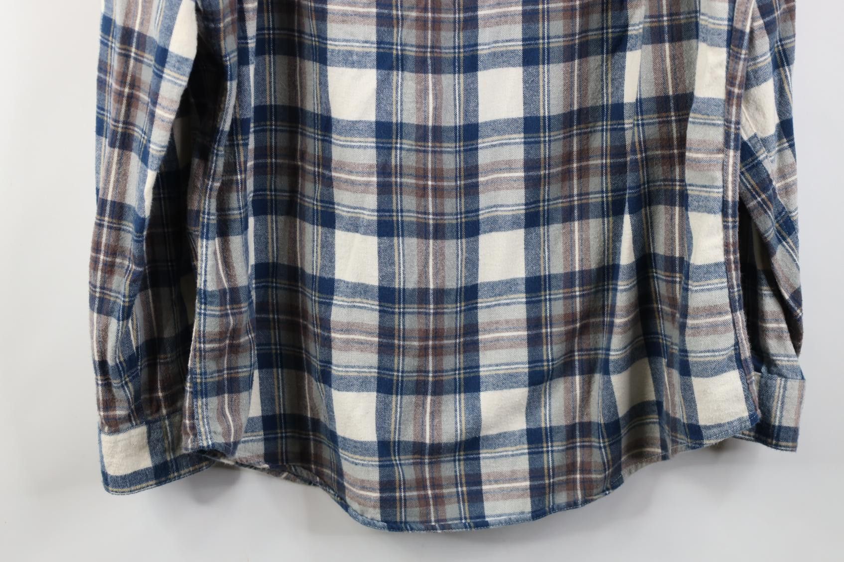 L.L. Bean Vintage LL Bean Fitted Flannel Collared Button Down Shirt Size US L / EU 52-54 / 3 - 11 Thumbnail