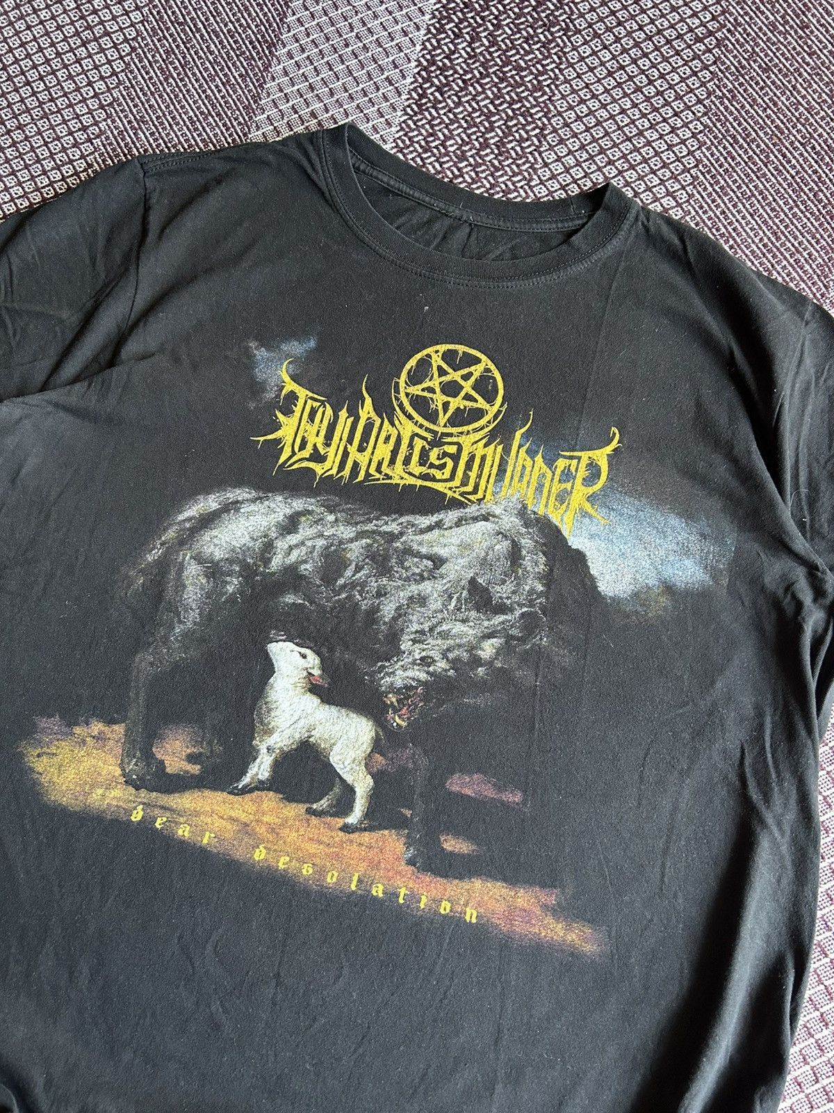 Band Tees × Vintage Vintage Punk Graphic Print Art Is Murder Band T-shirt Rare Size US L / EU 52-54 / 3 - 4 Thumbnail