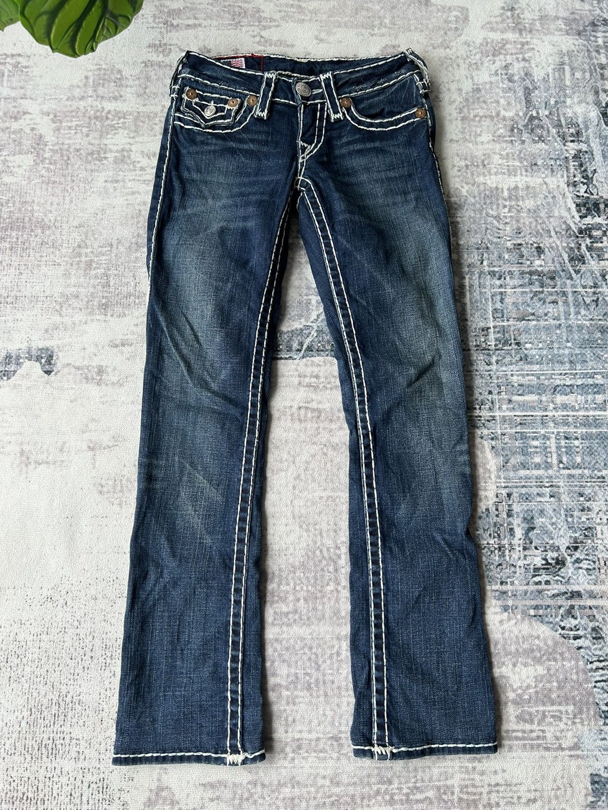 True Religion True Religion Thick Thread Jeans Size 26" / US 2 / IT 38 - 2 Thumbnail