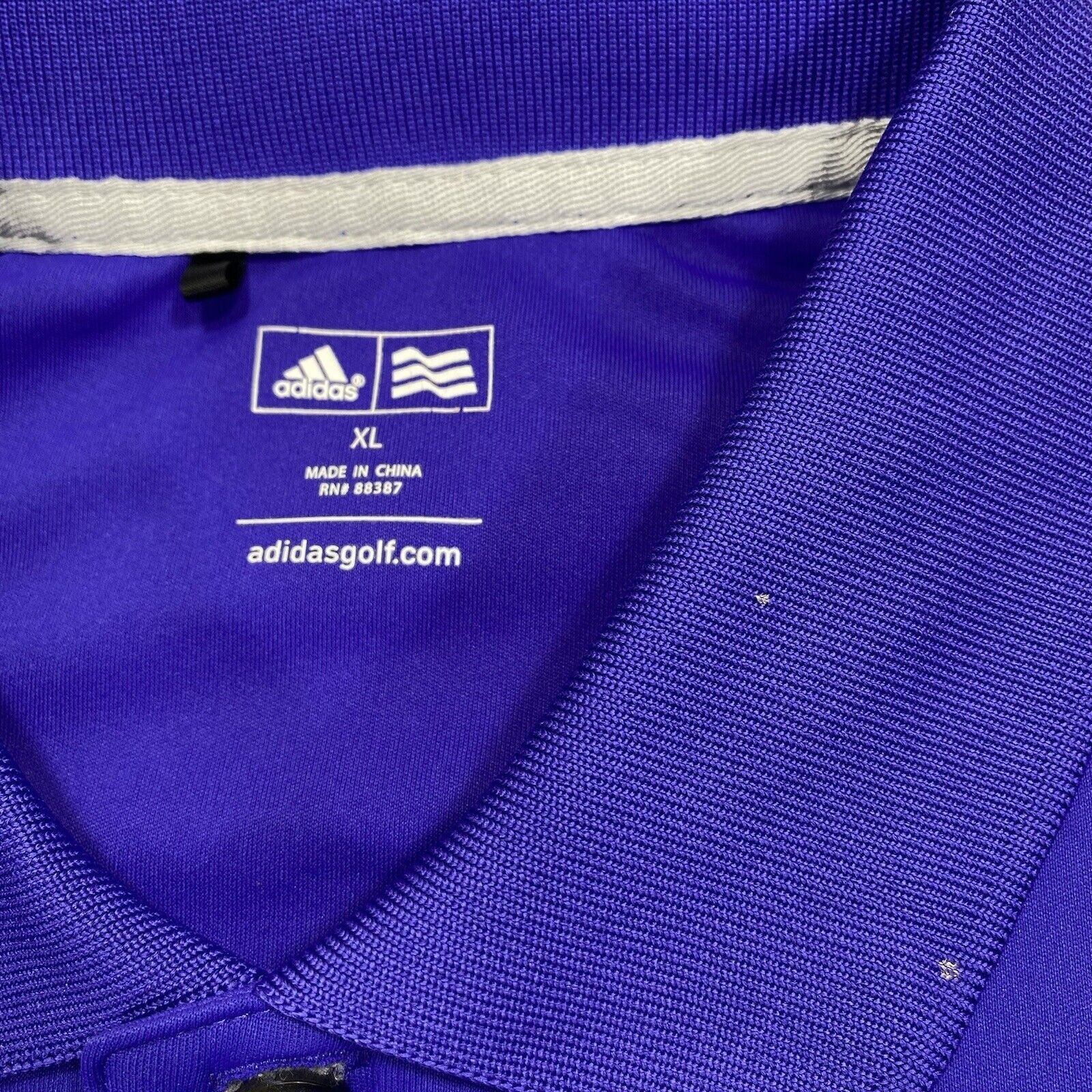 Adidas Adidas Golf XL Lightweight Athletic Polo Purple Black Shirt Size US XL / EU 56 / 4 - 2 Thumbnail