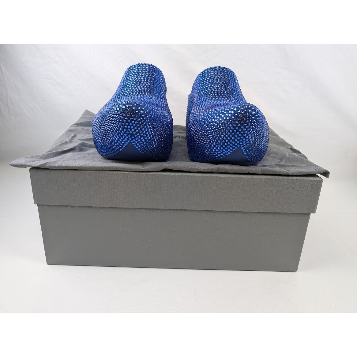 Balenciaga o1rshd1 Rubber Strass Techno Clog Sandal in Sapphire Size US 9 / EU 42 - 14 Thumbnail