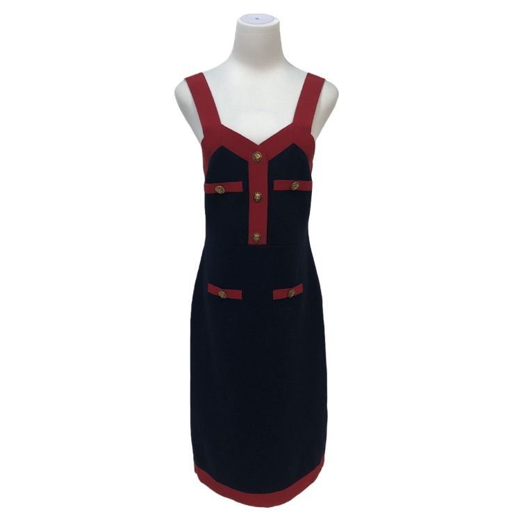 Gucci Gucci Colorblock Midi Dress Size 38 Size XS / US 0-2 / IT 36-38 - 1 Thumbnail