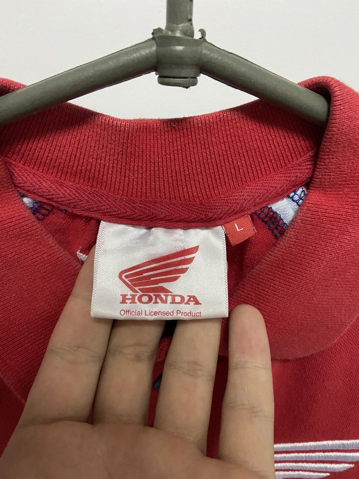 Honda × Vintage Honda Racing t shirt polo Big logo Motul Moto Vintage Size US L / EU 52-54 / 3 - 6 Thumbnail