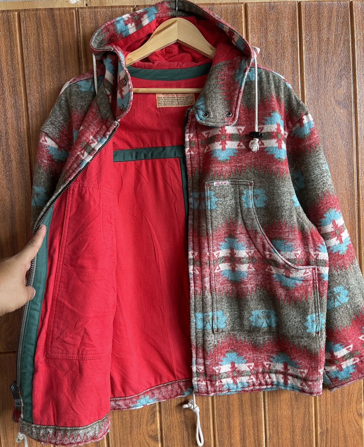 Vintage Very Rare🔥Vtg 60s/70s Rna Inc Native Navajo Heavy Jacket Size US XL / EU 56 / 4 - 10 Thumbnail