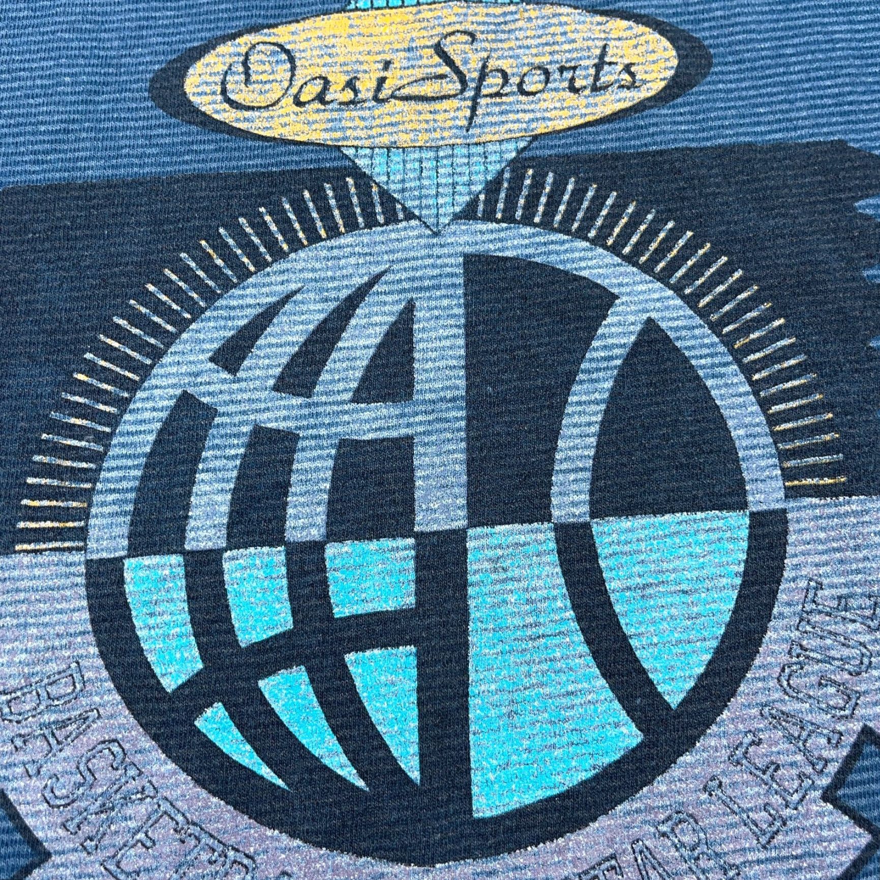 Vintage VINTAGE Odyssey Shirt Men XL Blue Surf Basketball 90s Tee Single Stitch Size US XL / EU 56 / 4 - 7 Thumbnail