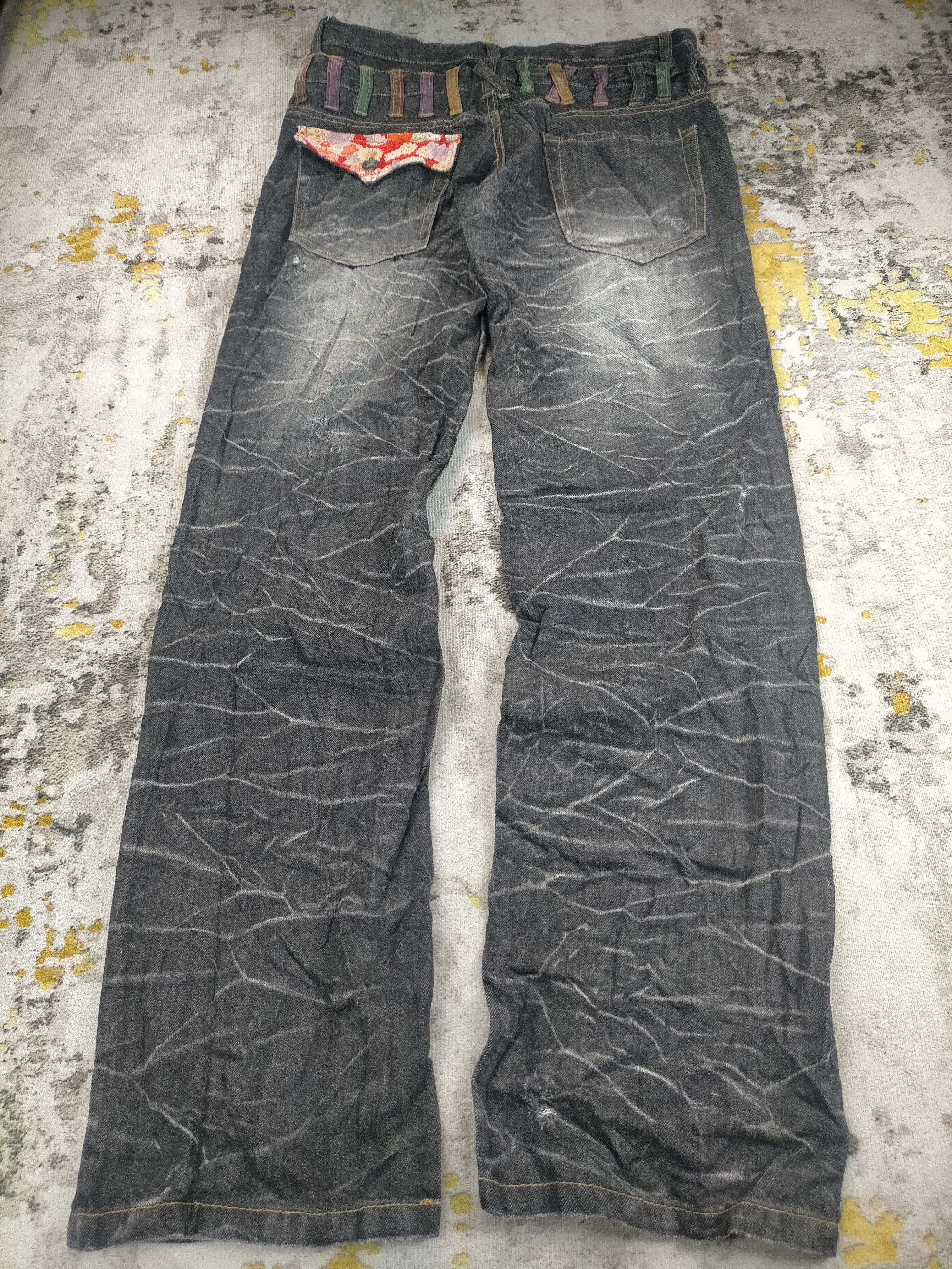 Hysteric Glamour Vintage Nylaus Clawmark Washed Distressed Jeans Size US 30 / EU 46 - 4 Thumbnail