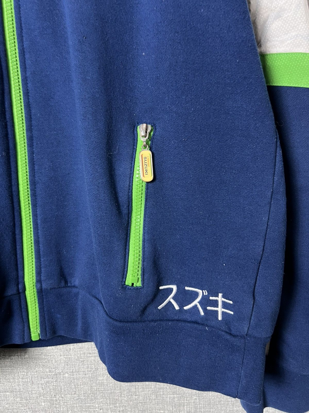 Vintage Suzuki RGSX Yoshimura World Superbike Team Racing Zip Hoodie Size US M / EU 48-50 / 2 - 7 Thumbnail