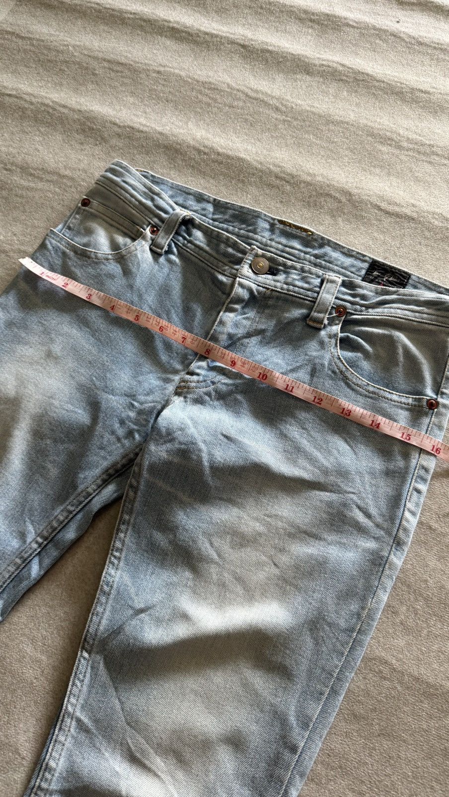 KEITAMARUYAMA Keita Maruyama Beauty Bar Denim Heart Embroidery Size 30" / US 8 / IT 44 - 15 Thumbnail