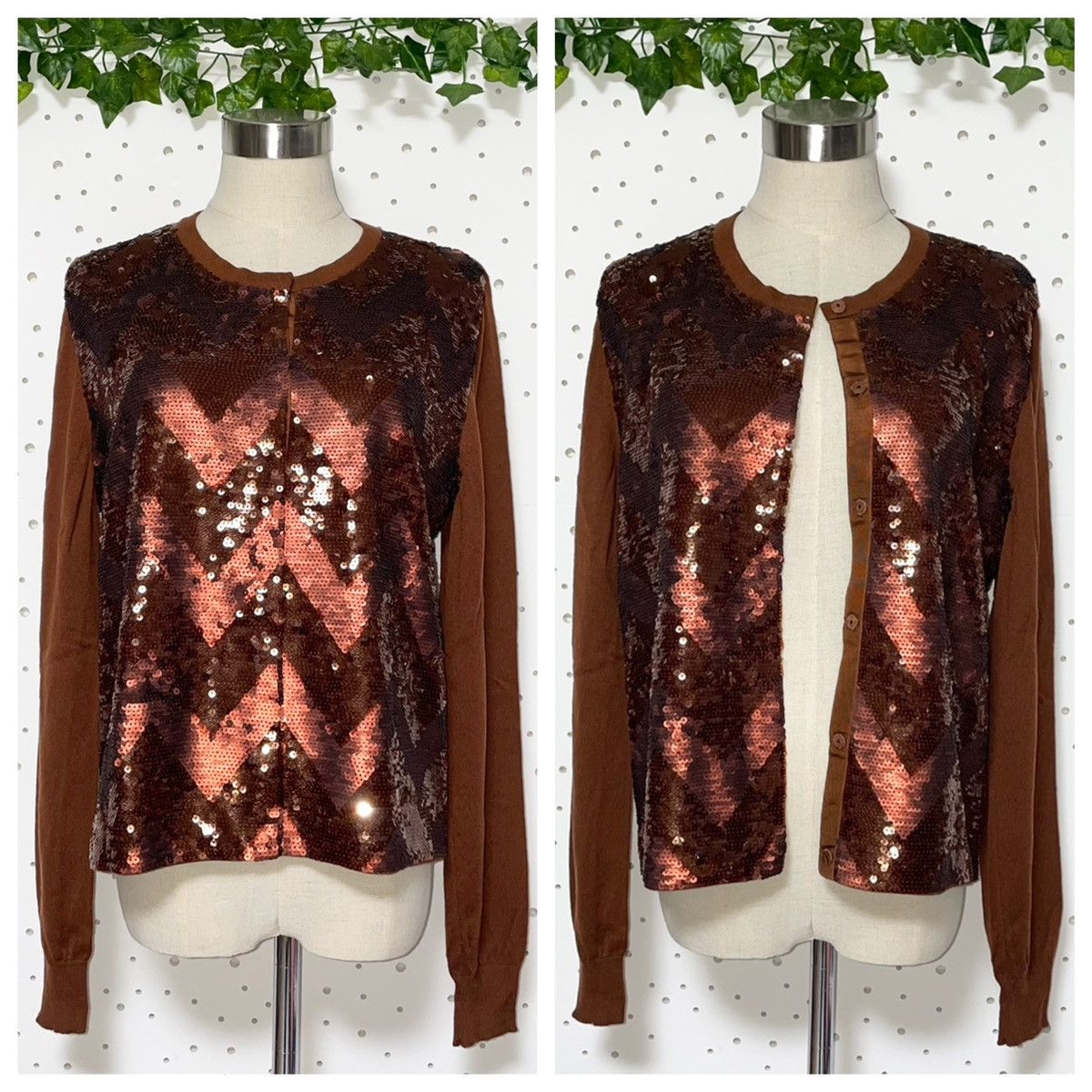 Max Mara Max Mara sequin decoration long sleeve knit cardigan XL Size XL / US 12-14 / IT 48-50 - 6 Thumbnail