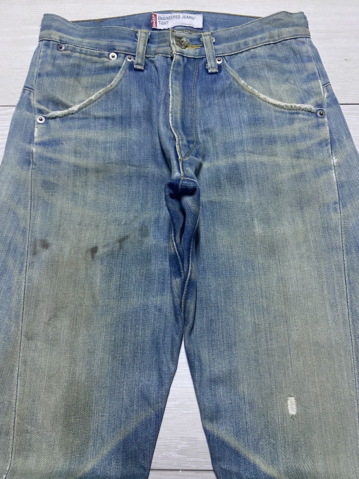 Levi's Vintage Levis Engineered Japan Twist Leg Jeans Size US 27 - 3 Thumbnail