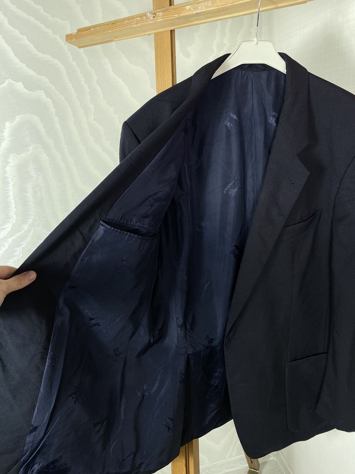 Burberry × Vintage Burberrys London vintage blazer Size 46L - 12 Thumbnail