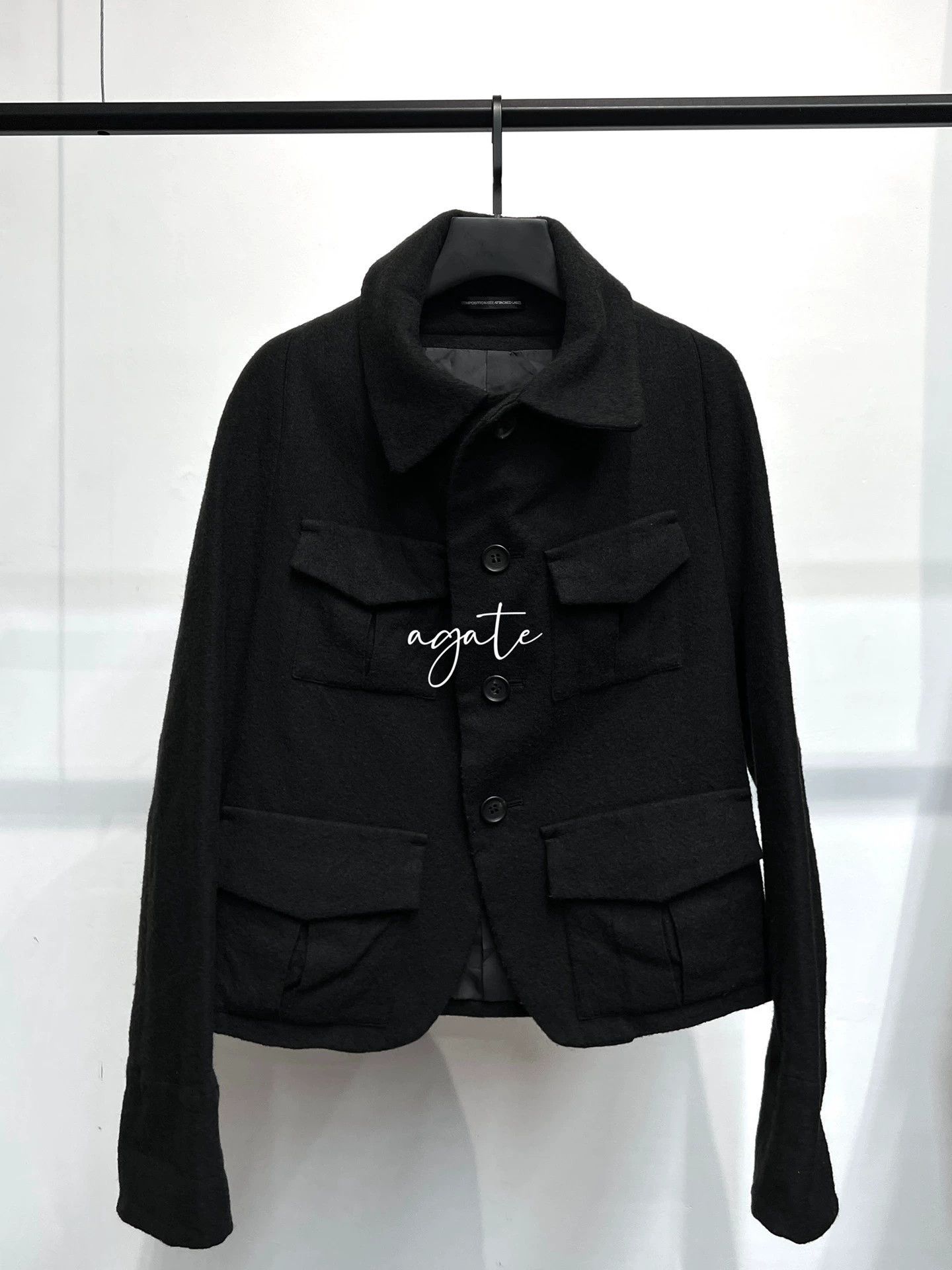 Yohji Yamamoto Yohji Yamamoto Wool Jacket Deep Brown Maillard Size 2 Size M / US 6-8 / IT 42-44 - 5 Thumbnail