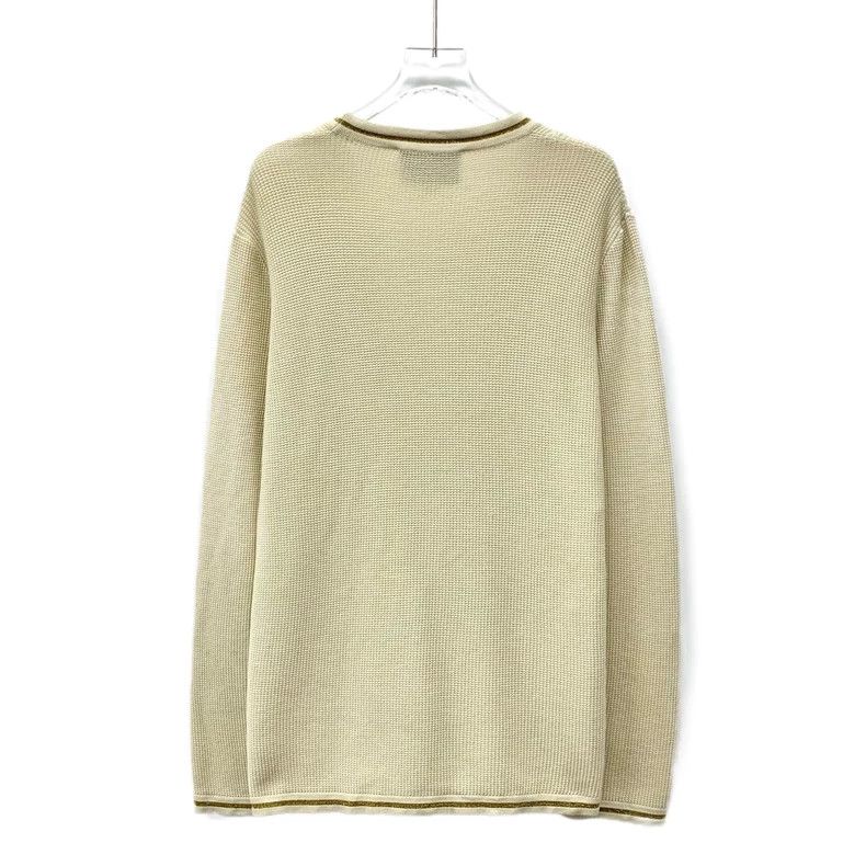 Gucci Gucci Beige wool V-neck single-breasted long-sleeved knitte Size S / US 4 / IT 40 - 2 Thumbnail