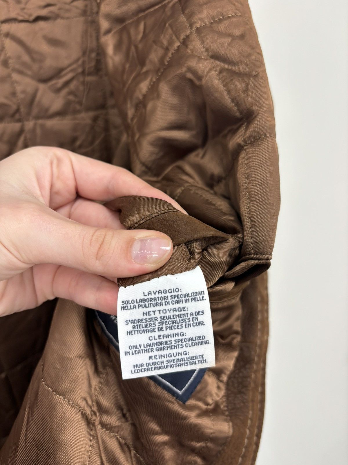 Gimo's Gimo’s Nivola Studio Brown Italian Leather Long Coat Jacket Size US L / EU 52-54 / 3 - 16 Thumbnail