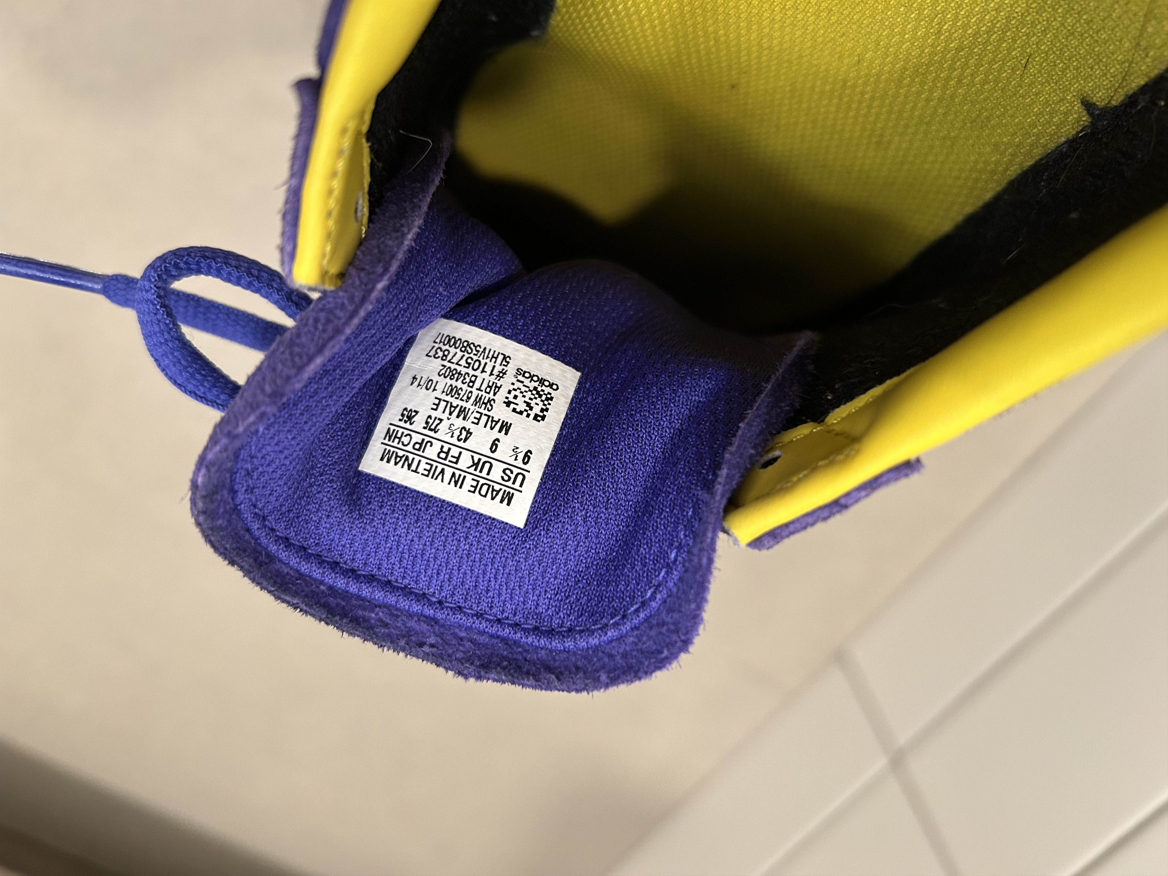 Adidas Adidas Spezial - Unique Purple and Yellow colorway Size US 9.5 / EU 42-43 - 4 Thumbnail