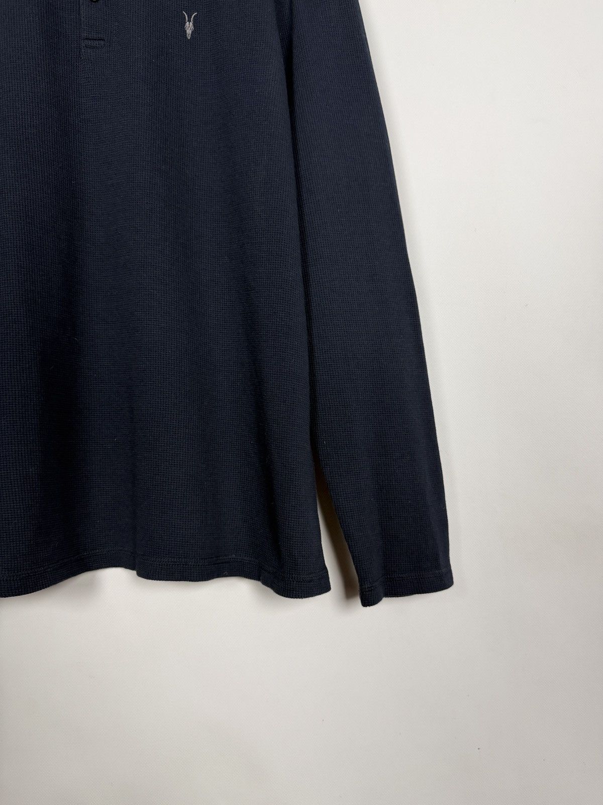 Allsaints Allsaints Hayes Long Sleeve Henley Shirt Pullover Size M Size US M / EU 48-50 / 2 - 5 Thumbnail