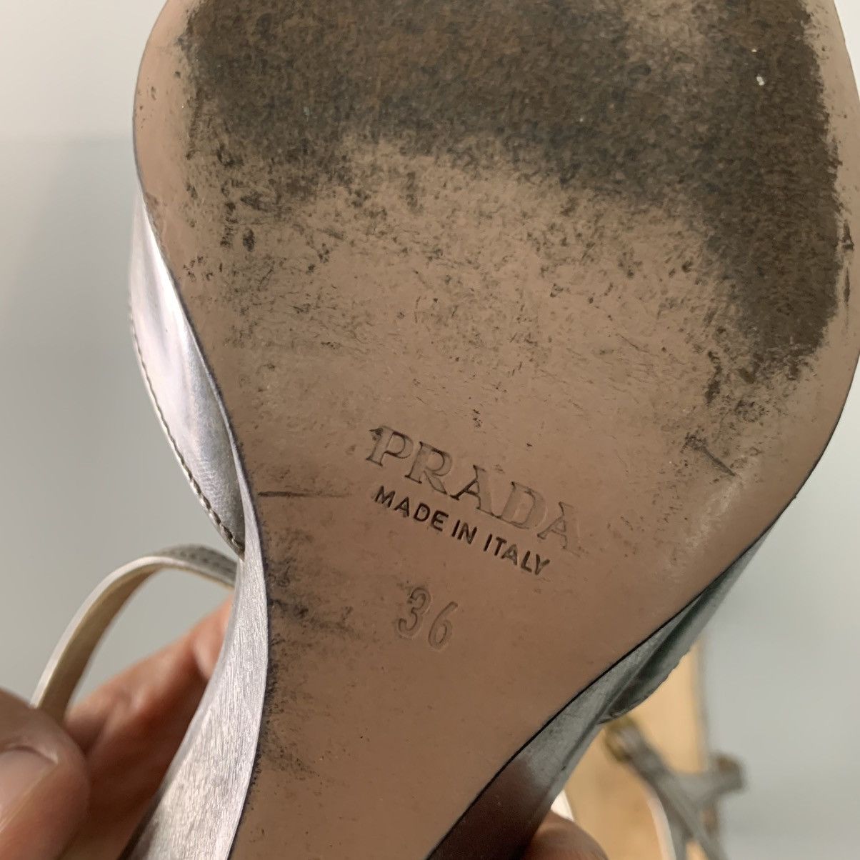 Prada Prada Leather Heels Size US 6 / IT 36 - 11 Thumbnail