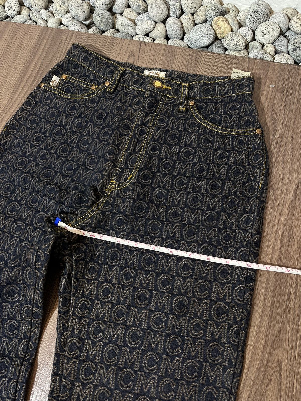 MCM MCM Legere Vintage Monogram Denim Size US 26 / EU 42 - 18 Thumbnail