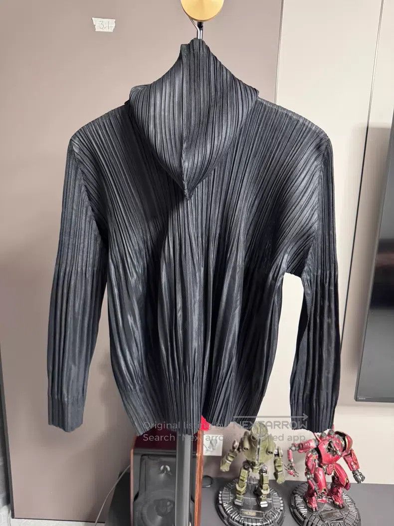 Issey Miyake Issey Miyake Puff Coat Hoodie Long Sleeve, Black Size L / US 10 / IT 46 - 2 Thumbnail