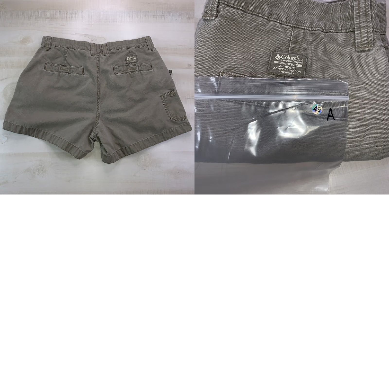 Vintage VINTAGE Columbia Khaki Shorts Womens Petites 12P-49A Shirt Shorts Womens Petites Khaki Green 90s Outdoor Mens Girls Size 34" / US 12 / IT 48 - 8 Thumbnail