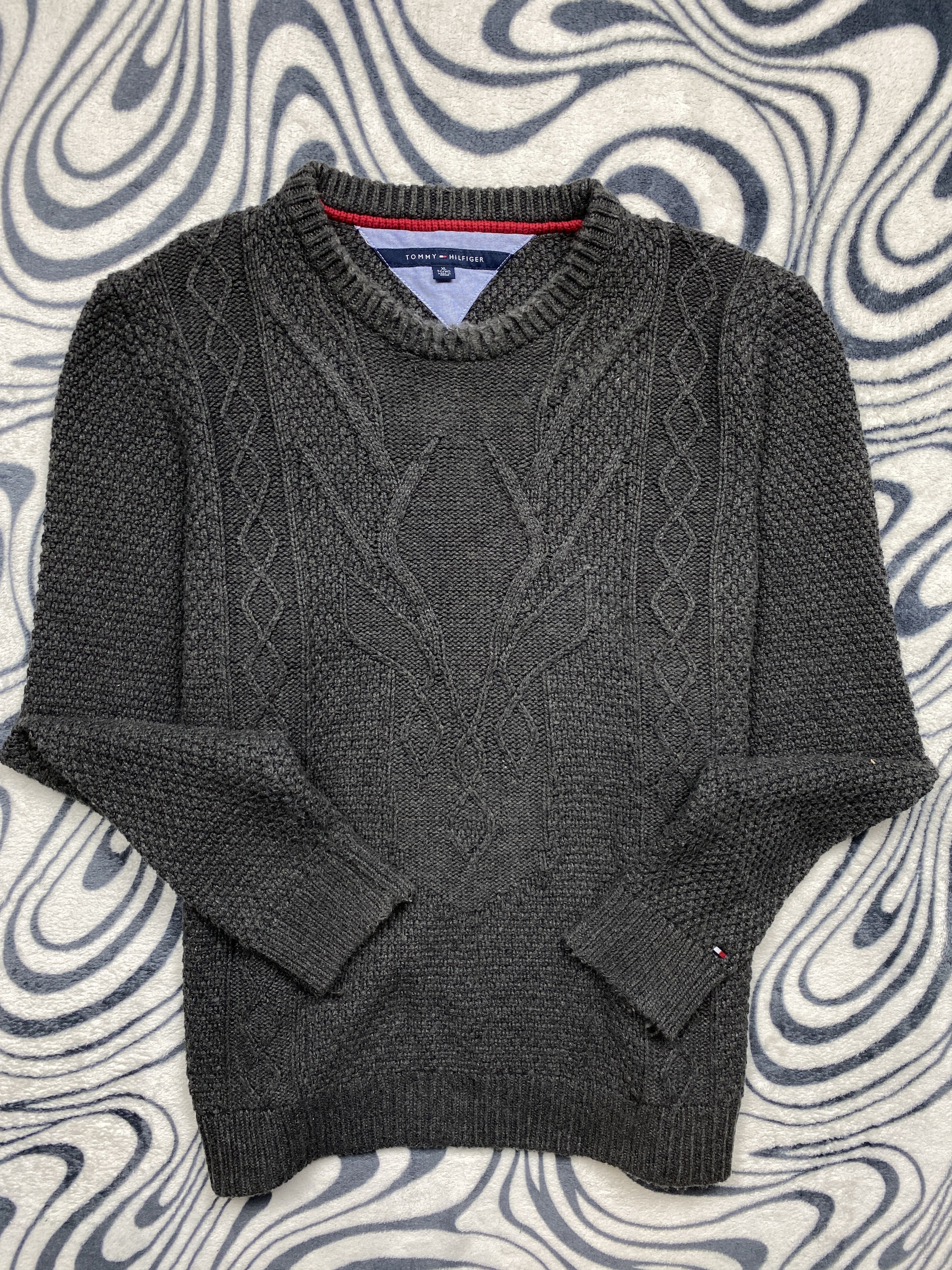 Tommy Hilfiger × Vintage Tommy Hilfiger Vintage Wool Knit Sweater Y2K very warm Size US XL / EU 56 / 4 - 1 Thumbnail