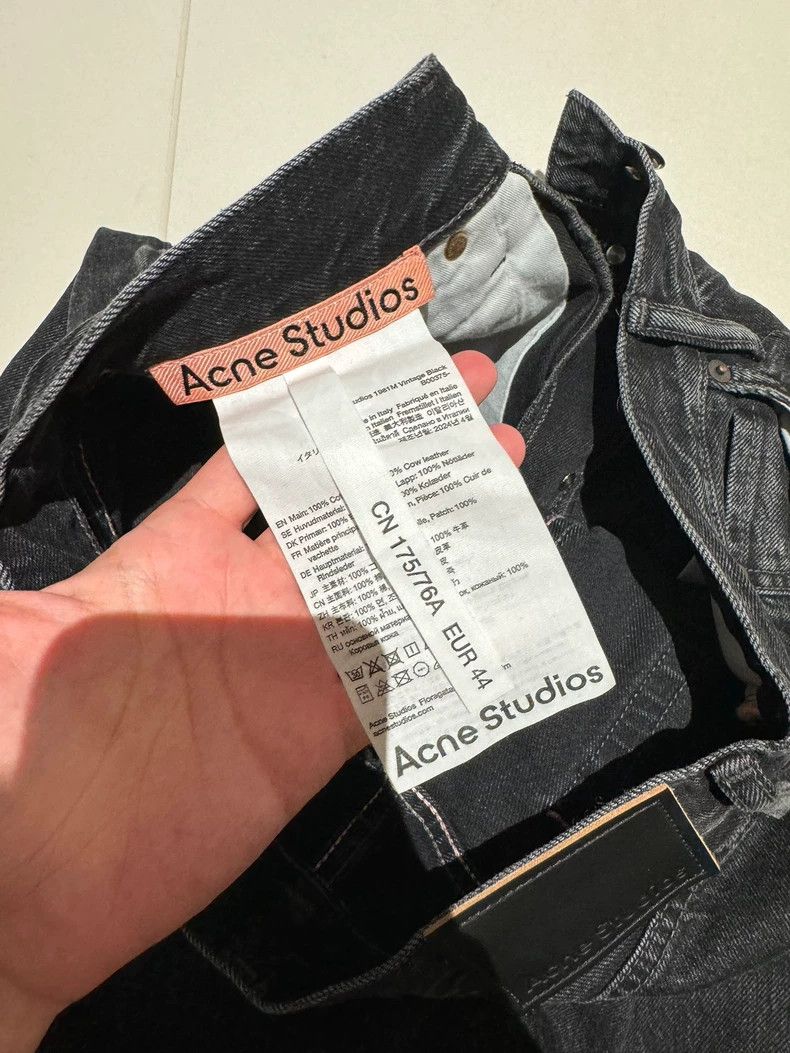 Acne Studios acne studios Washed black jeans 2502-Nextarrow Size US 28 / EU 44 - 3 Thumbnail
