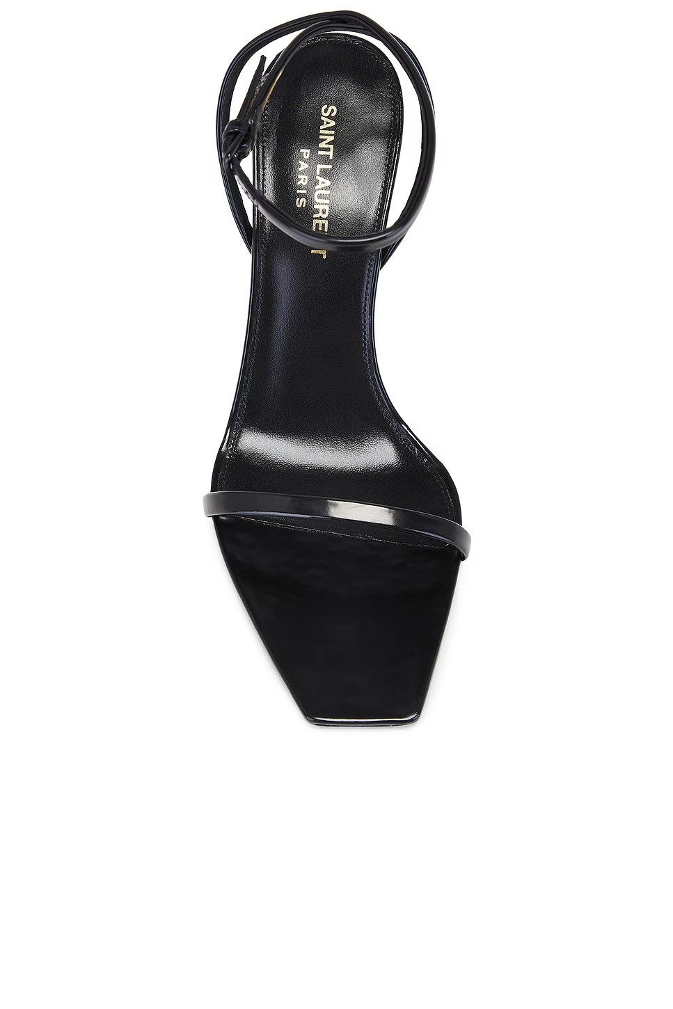 Saint Laurent Paris o1w1db10526 799701 Lee Sandals in Glazed Leather in Black Size US 11 / IT 41 - 4 Thumbnail