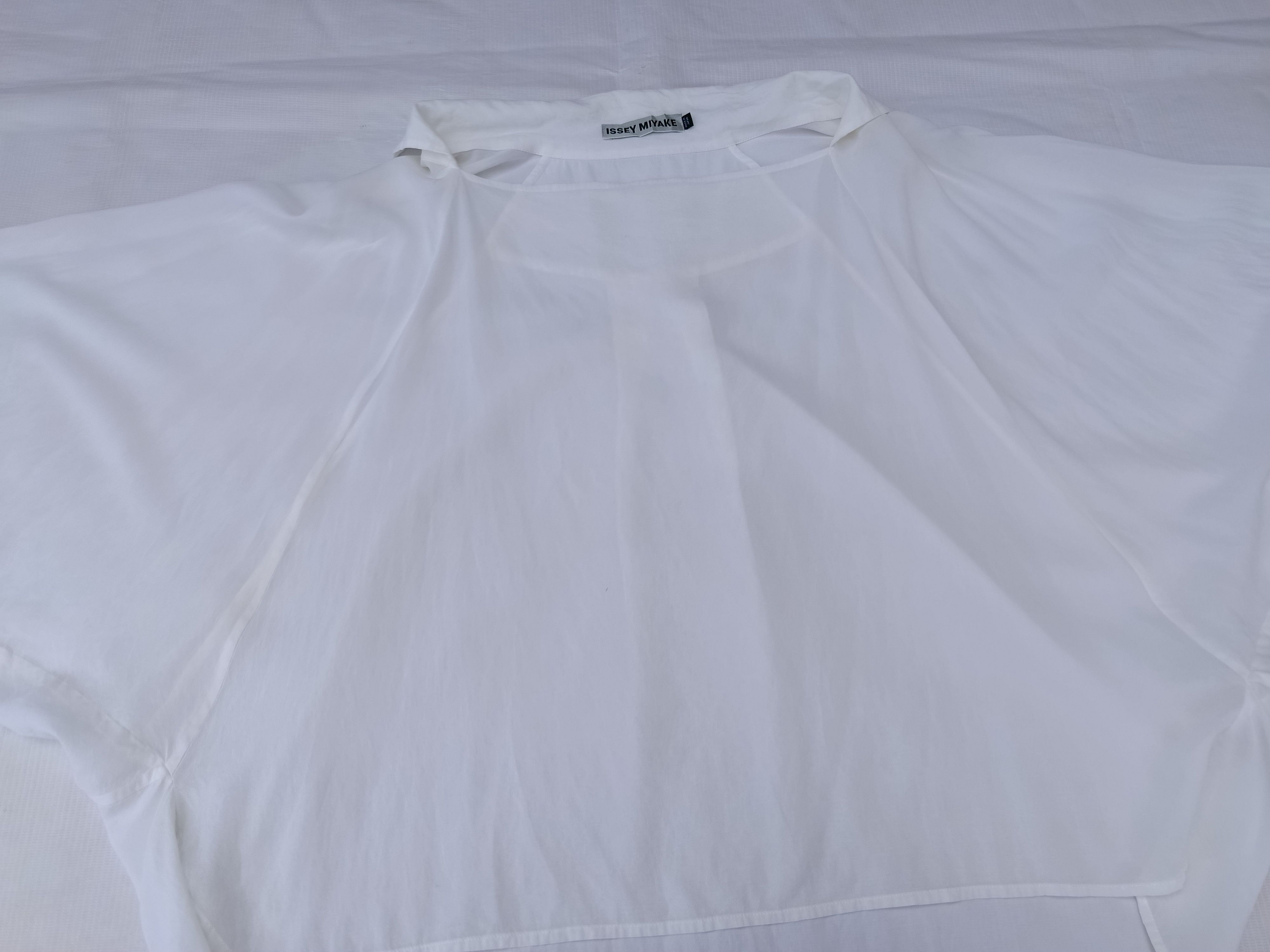 Issey Miyake Vintage 00s Issey Miyake Cropped Blouses Size M / US 6-8 / IT 42-44 - 9 Thumbnail
