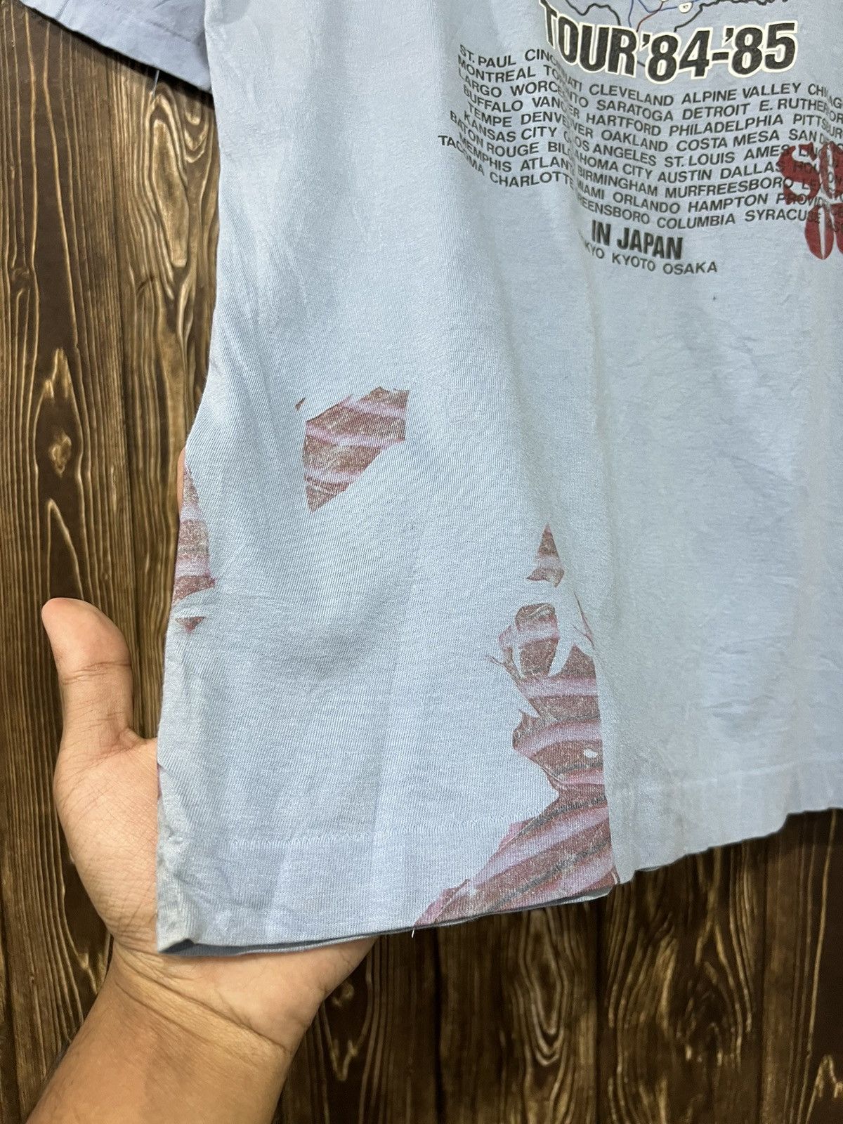Band Tees × Vintage Vintage 80s Bruce Springsteen & The Streetband Tour Tshirt Size US M / EU 48-50 / 2 - 10 Thumbnail