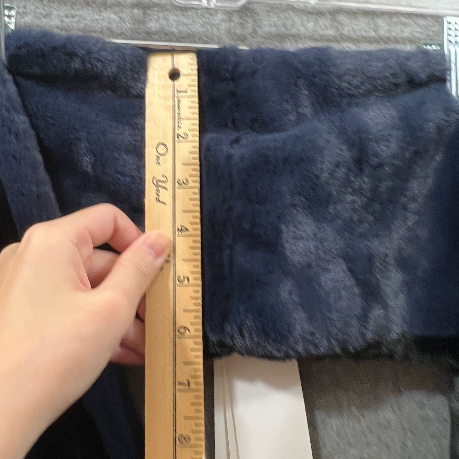 Calvin Klein Calvin Klein Women's Scarves Faux Fur Black and Dark Blue Size ONE SIZE - 11 Thumbnail