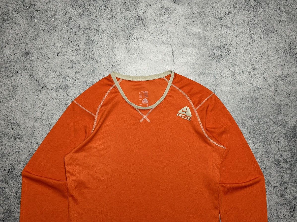 Nike ACG Vintage Nike ACG Outdoor Long Sleeve Thermo T-Shirt Size L / US 10 / IT 46 - 2 Thumbnail