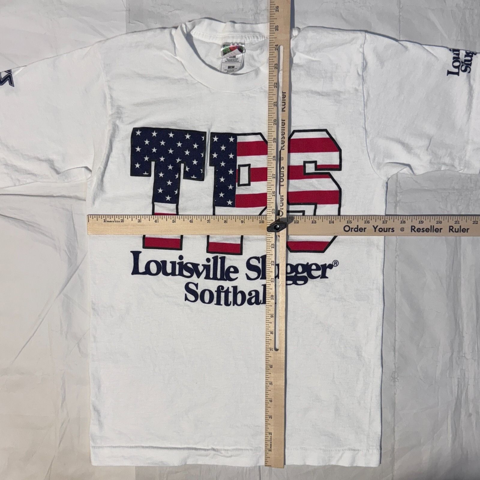 Fruit Of The Loom Vintage Louisville Slugger TPS Softball Tshirt - S USA White Size US S / EU 44-46 / 1 - 3 Thumbnail