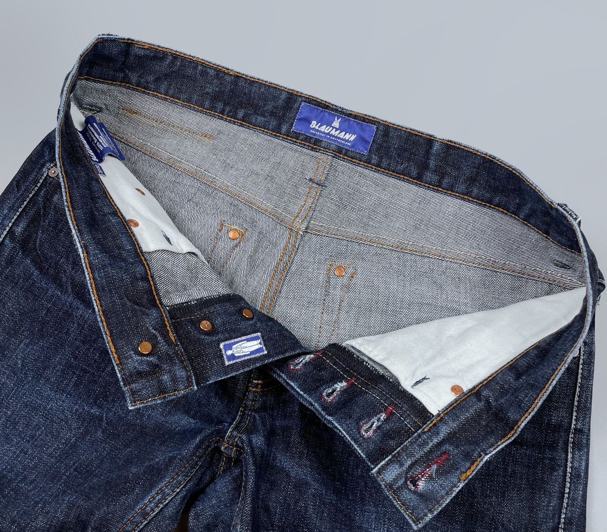 Other Men’s BLAUMANN Blue Raw Selvage Denim Pants Size W32 L32 Size US 32 / EU 48 - 11 Thumbnail