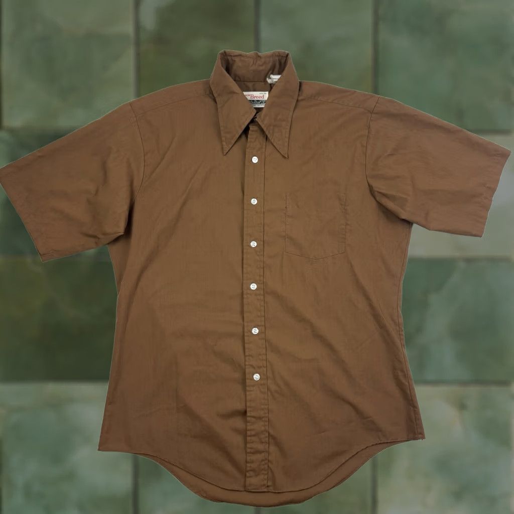 Vintage VINTAGE Campus Button Up Shirt Adult L Collared 60s 70s Hippie USA Shirt Size US L / EU 52-54 / 3 - 1 Thumbnail