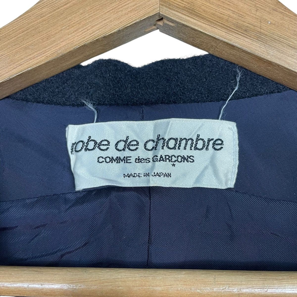 Comme des Garcons Vintage AD1996 Comme Des Garcons Robe De Chambre Overcoat Size L / US 10 / IT 46 - 15 Thumbnail