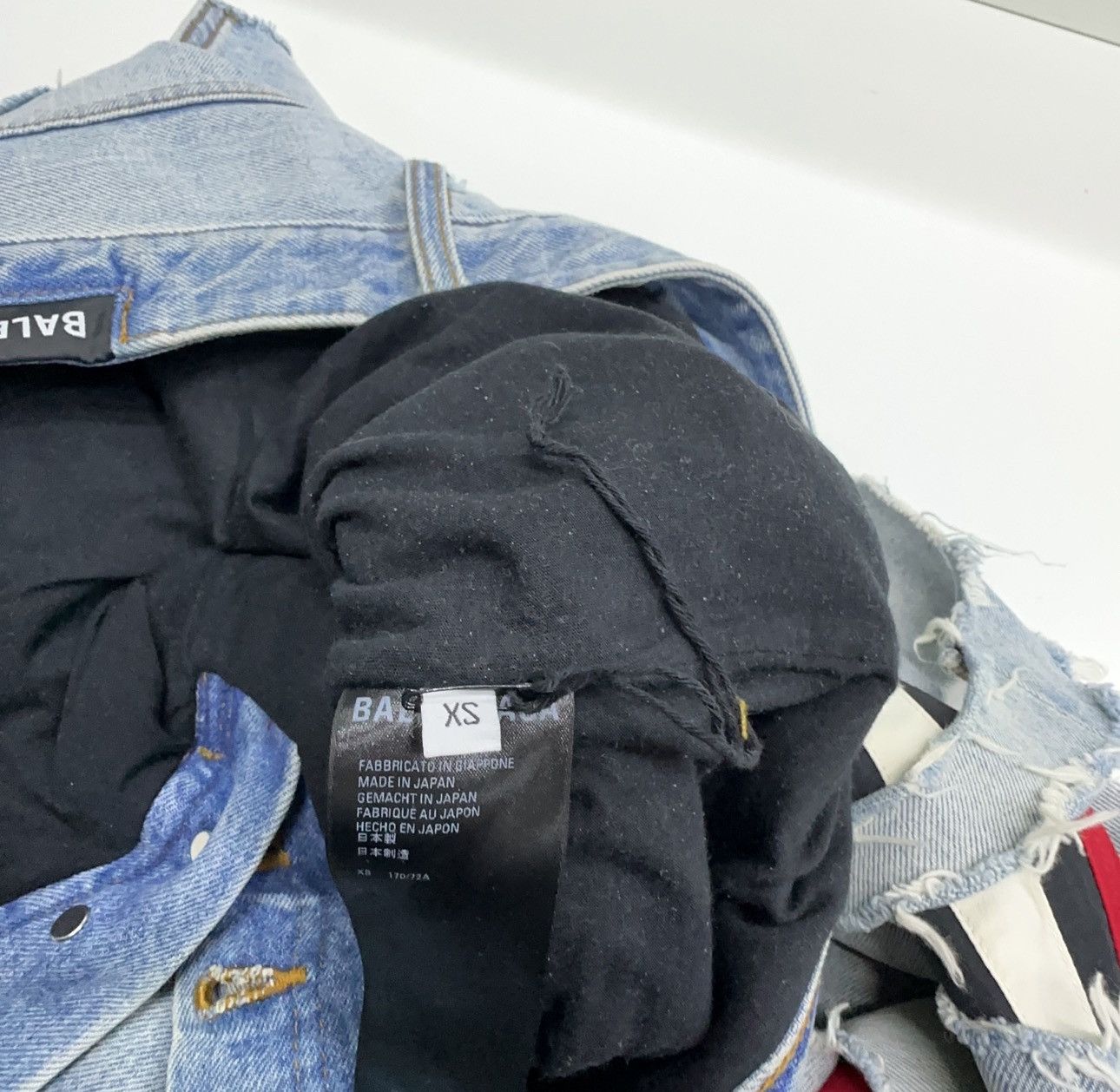 Balenciaga *RARE* Balenciaga AW21 Hybrid Slashed Denim Sz.XS Size US 30 / EU 46 - 6 Thumbnail